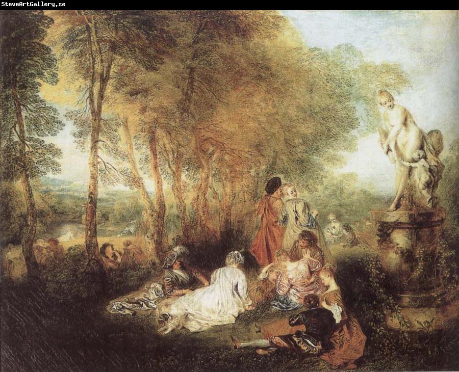 WATTEAU, Antoine A Love Festival